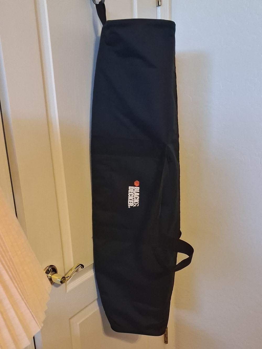 Black & Decker Black Tool Tote with Orange Logo